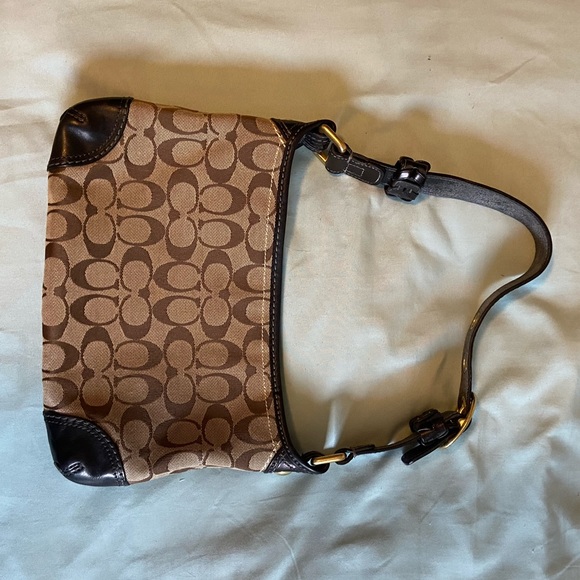 Brown and tan coach handbag - Picture 5 of 5